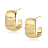 Women's Gold Plated Chunky Earrings - Shah S. Sahota